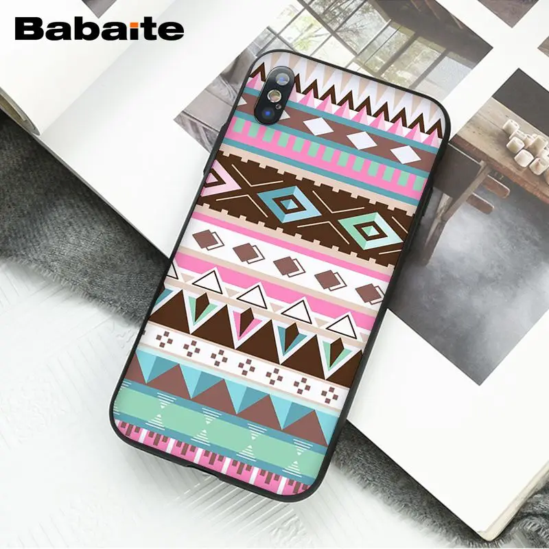 Pastel Tribal Aztec Triangle On Nebula