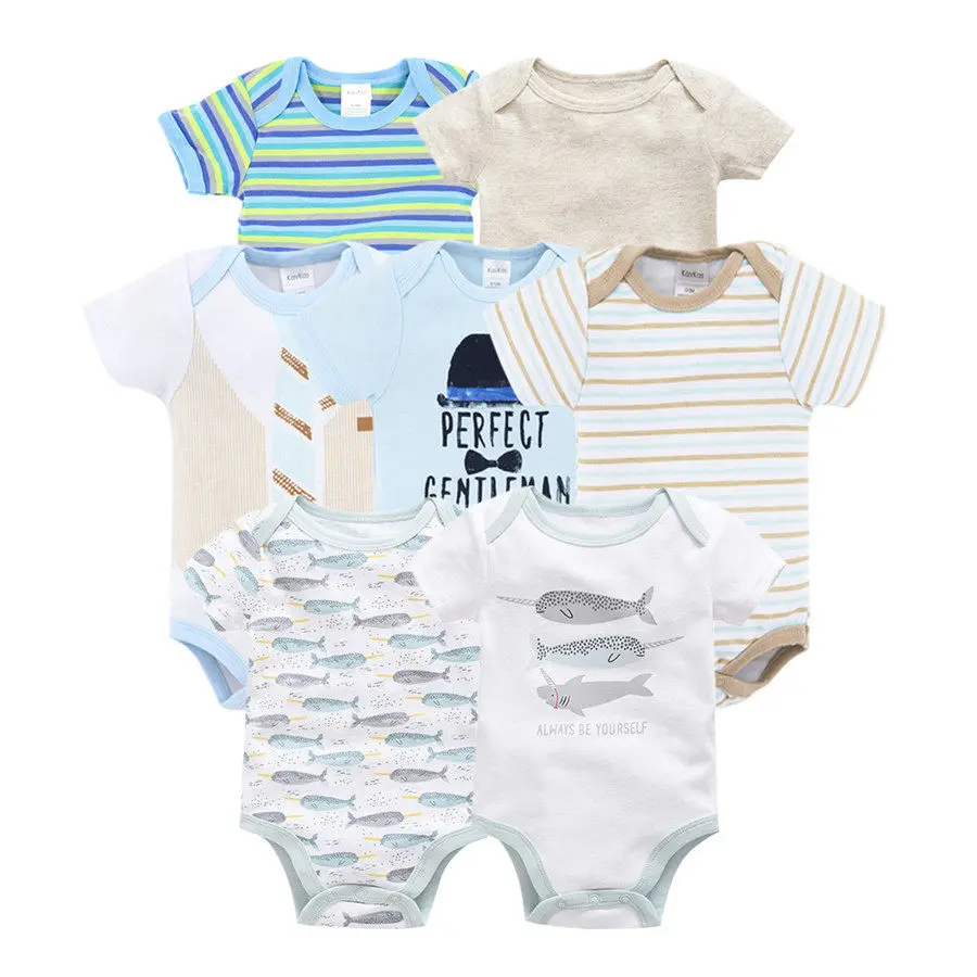 Бренд vetement bebe; лето г.; 7 шт./лот; одежда для маленьких девочек; roupas de bebe recien nacido; Одежда для новорожденных девочек 3, 6, 9, 12 месяцев - Цвет: 210921782290