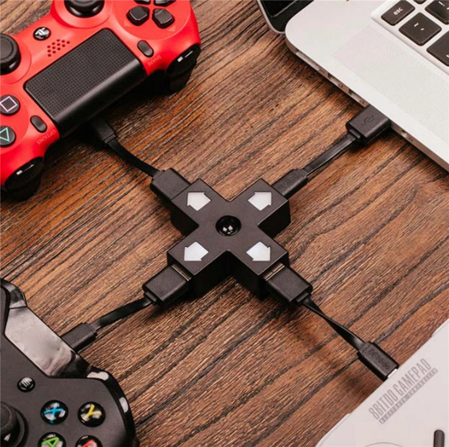 8bitdo Dpad usb-хаб-PC для Mac Linux плагин и силой до 3 USB устройств