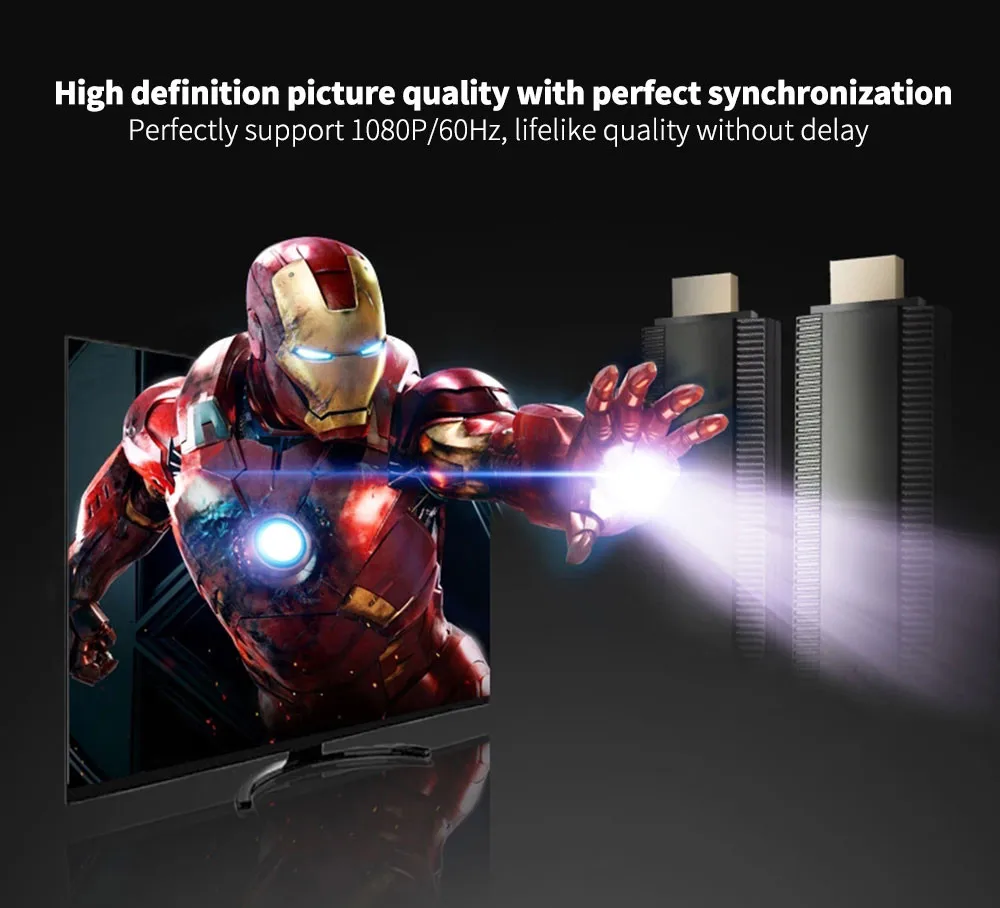 2018 беспроводной WiFi Дисплей потоковый медиаплеер 1080P HDMI HDTV для IOS 9 Android