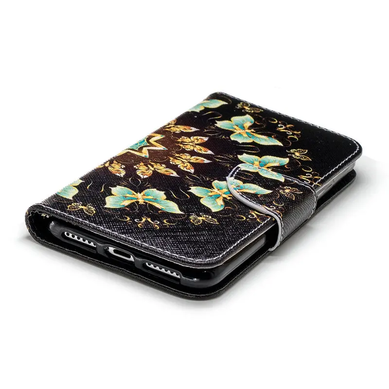 Роскошный чехол для Apple iPhone 7 Plus чехол Coque iPhone X iPhone 8 Plus чехол-портмоне с откидной крышкой для iPhone X 8 7 6 5 SE 5S 6 S плюс iPhone5 iPhone6