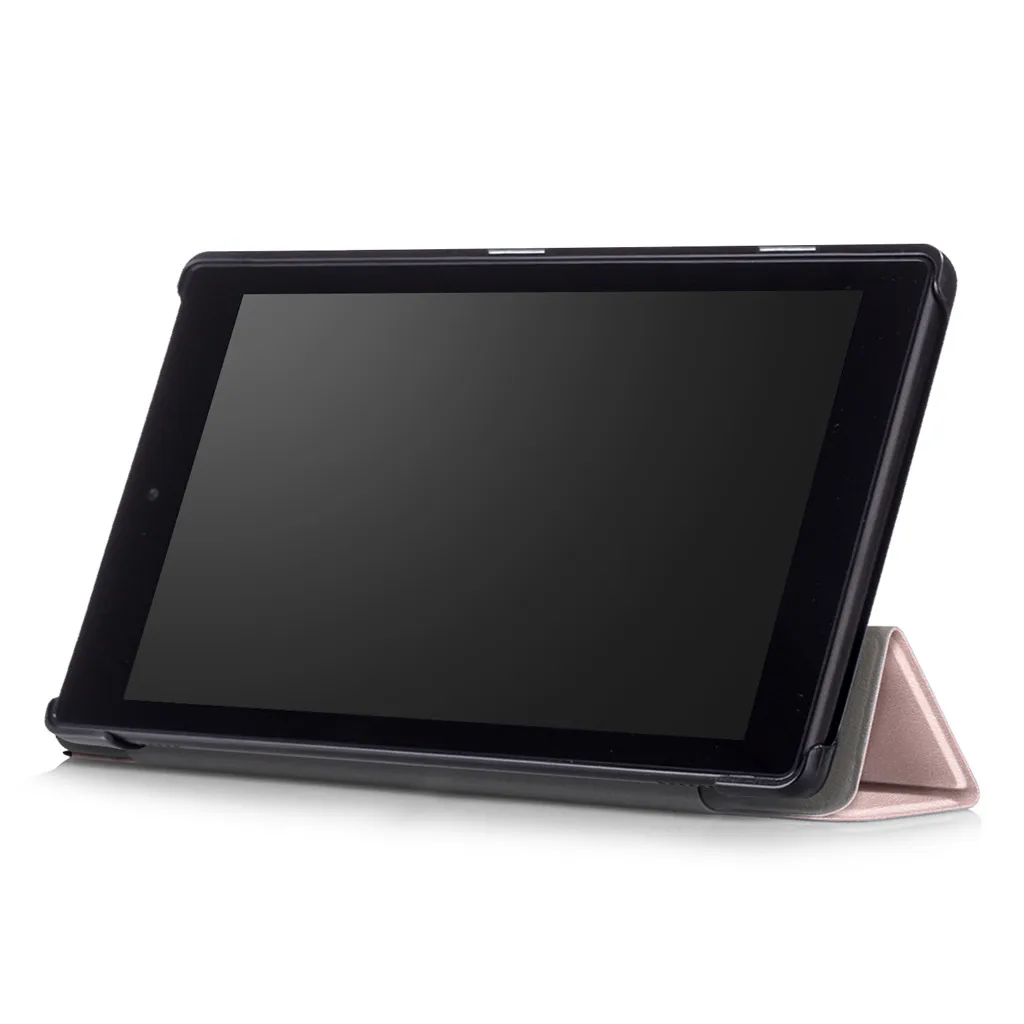 Чехол ZGPAX для Amazon Kindle Fire HD8 Sleep Wake Ultra Slim Trifold кожаный чехол крышка для планшета подставки чехол держатель z70