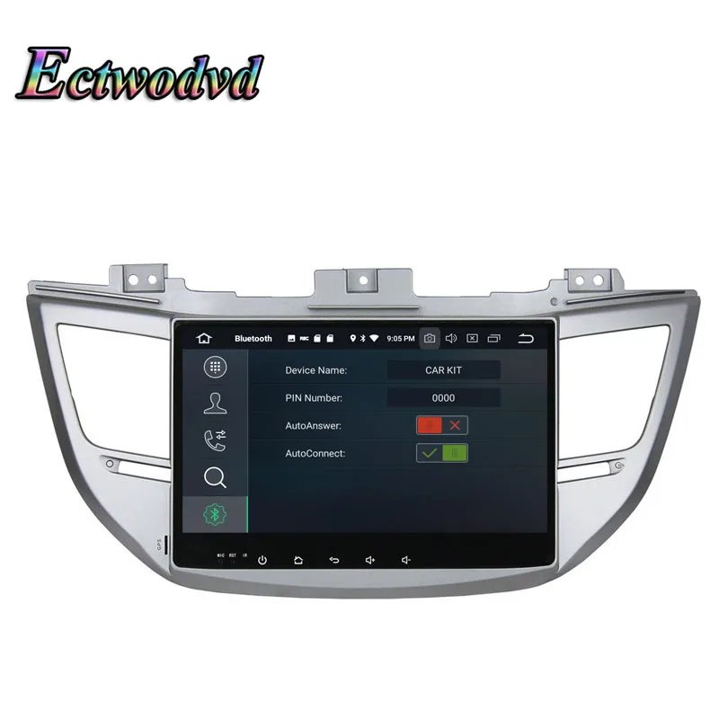 Sale Ectwodvd Octa Core 4G RAM 64G ROM Android 9.0 Car Multimedia DVD Player GPS HeadUnit for Hyundai IX35 for Tucson 2015 10