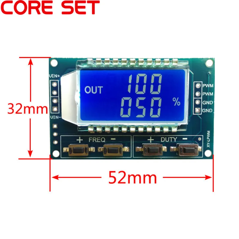 1Hz-150 кГц Отношение сигнал/генератор PWM модуль GSM Частота импульсов Функция рабочий цикл регулируемый модуль ttl ЖК-дисплей Дисплей 3,3 V-30 V