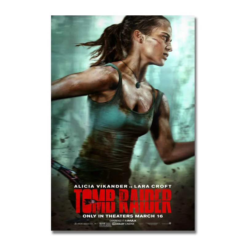 Художественный шелковый или холщовый принт Tomb Raider Underworld Lara игровой плакат 13x20 32x48 дюймов для украшение комнаты-002 - Цвет: Picture 1