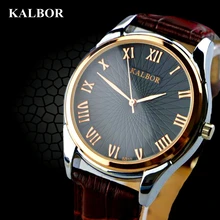 Best Quality 6 Colors Quartz Steel Leather Band Man Fashion Watch Waterproof Scratch resistant Men casual