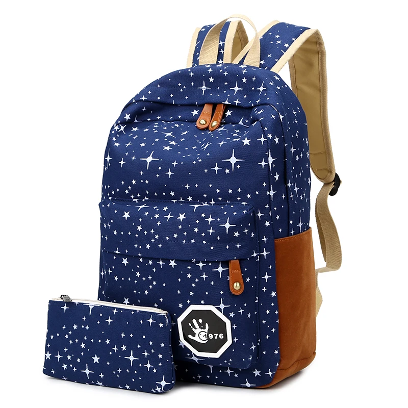 2016 Hot Sale Canvas Women backpack Big Capacity School Bags For