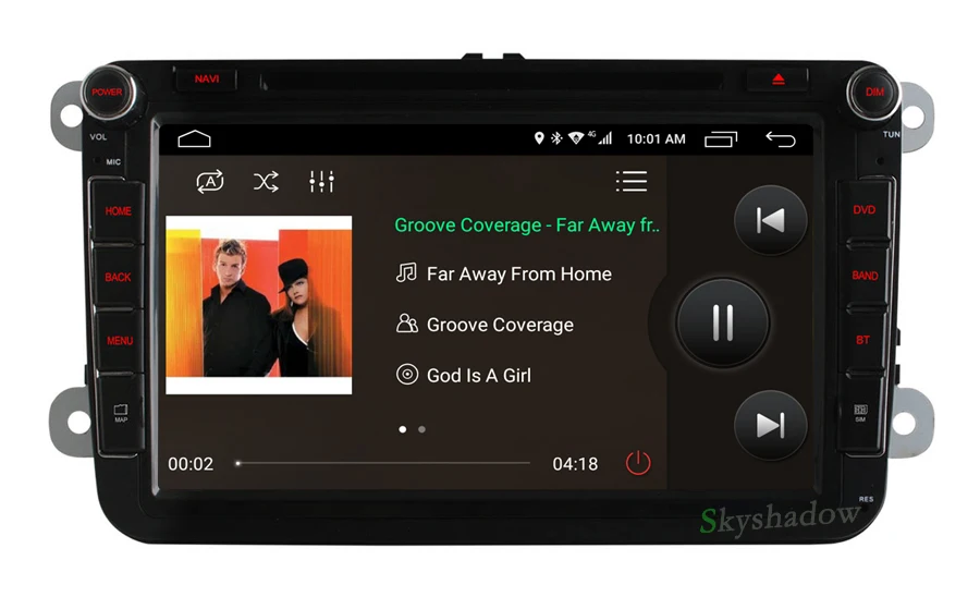 Sale C500 4G SIM LTE Quad Core 2GB RAM Android 6.0 Car DVD player For VW Skoda Octavia 2 GPS WIFI Bluetooth RDS Radio TPMS DVR Camera 7