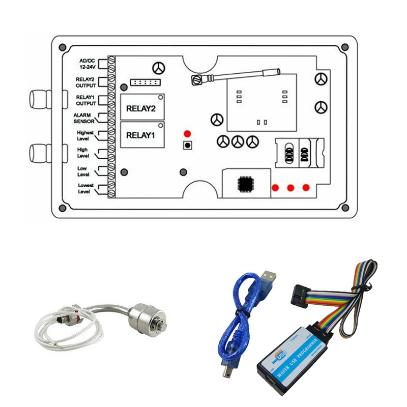 Через WF902 прямой заводской модуль GSM для системы сигнализации монитора уровня воды