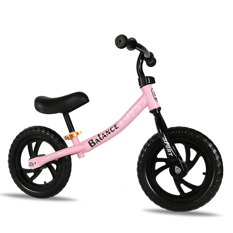 

12-inch Two Wheel Metal Children's Balance Bike 3-8 Years Old Without Pedal Slide Walker Sense For Kids Ride On Toys
