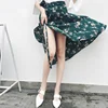 2022 Bohemian High Waist Floral Print Summer Skirts Womens Boho Asymmetrical Chiffon Skirt Maxi Long Skirts For Women ► Photo 2/6