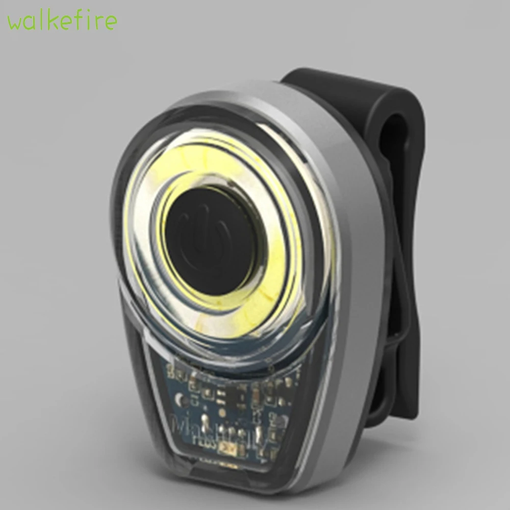 Walkfire, 3 цвета, COB, светодиодный задний светильник для велосипеда, велосипедный задний светильник, лампа с зарядкой от USB, Круглый велосипедный защитный светильник, Аксессуары для велосипеда