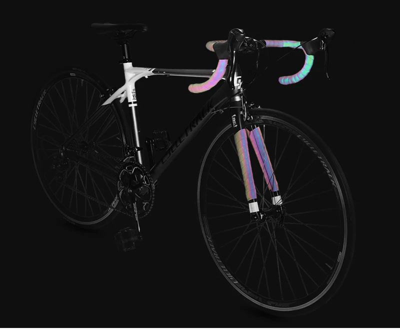Road Bicycle Handlebar Tape Light  Change Reflective Bike Bar Tape Racing Bike Tape Wrap Pu Leather Cycling Handlebar Tapes