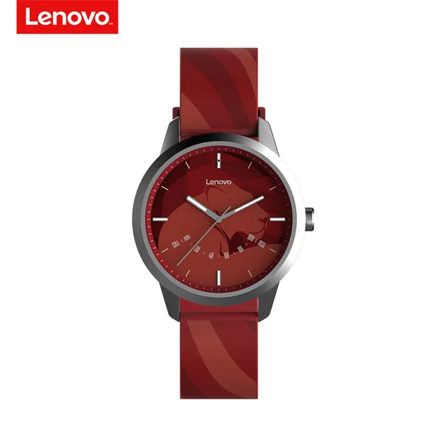 Lenovo Watch 9 Смарт-часы Созвездие серии 5ATM водонепроницаемый стальной корпус светящийся указатель фитнес-трекер шагомер калории - Цвет: Leo red