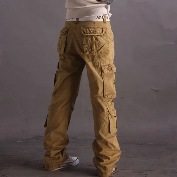 2015 classic khaki cargo pants women Dance hip hop