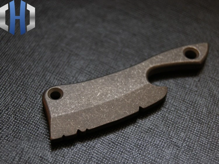  EDC Titanium Alloy Small Kitchen Knife Opener Pendant Key Ring Pendant Chain Buckle Is Not Edged - 32951664055