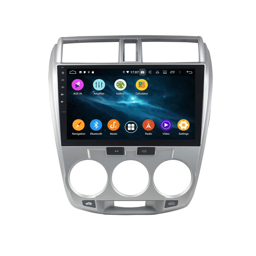 Flash Deal DSP 8" Inch 8-core Android9.0 Car DVD player GPS navigation for Honda City 2008-2014 AutoStereo unit multimedia stereo auto unit 1