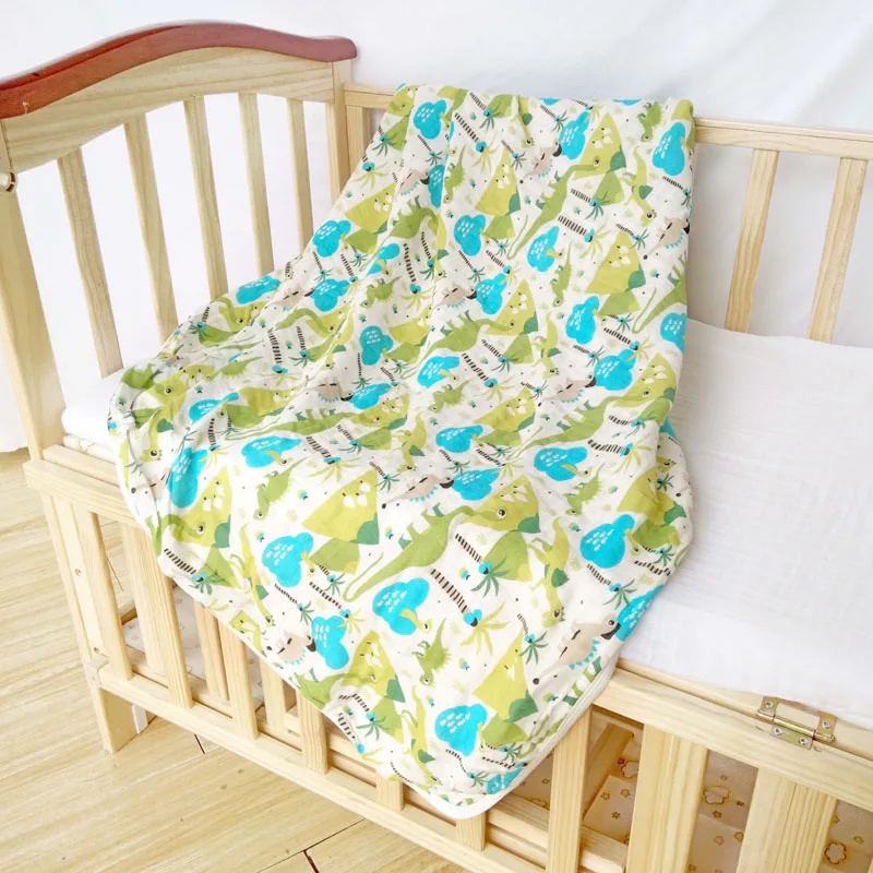 Thick Muslin Baby Blankets 2layers Cotton Children Car covers Envelope