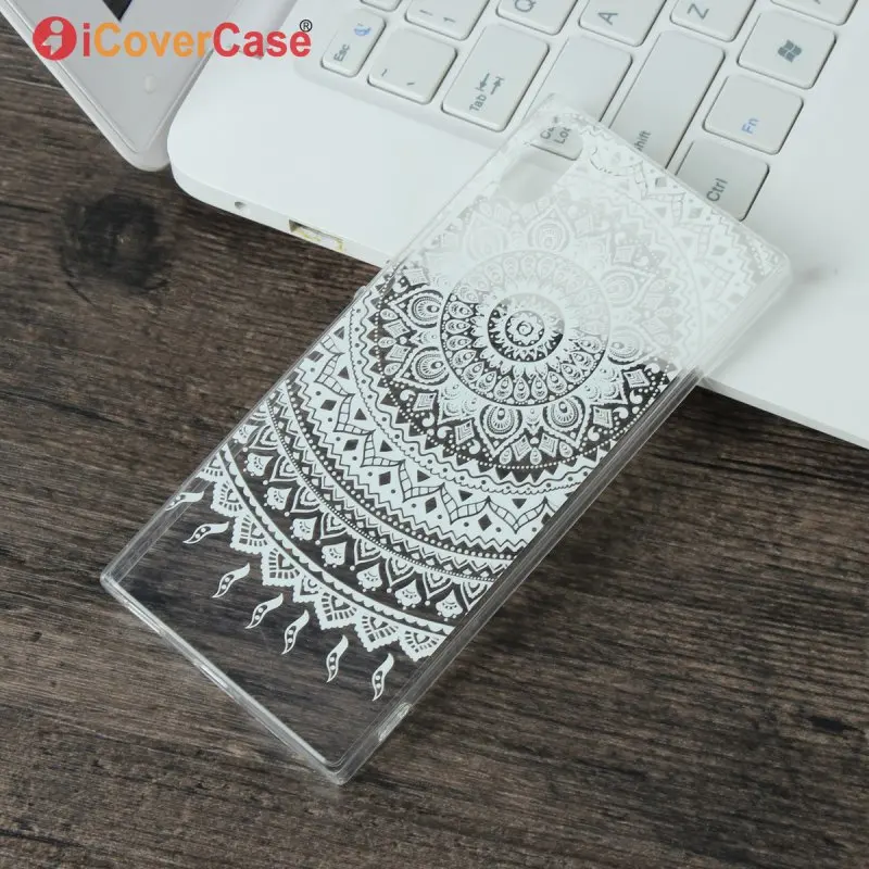 

Soft Cases For Sony Xperia XA1 Silicone Clear Cover Mandala Flower Flexible TPU Skin Gel For Sony XA1 Phone Coque Etui Capinha