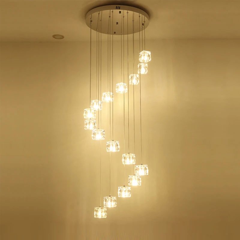 Long Led Cone Pendant Lights Double Stair Lamp Stairwell Long Led Cone Pendant Lights Double Stair Lamp Stairwell Light Fixture Stairway Duplex Room Lamps