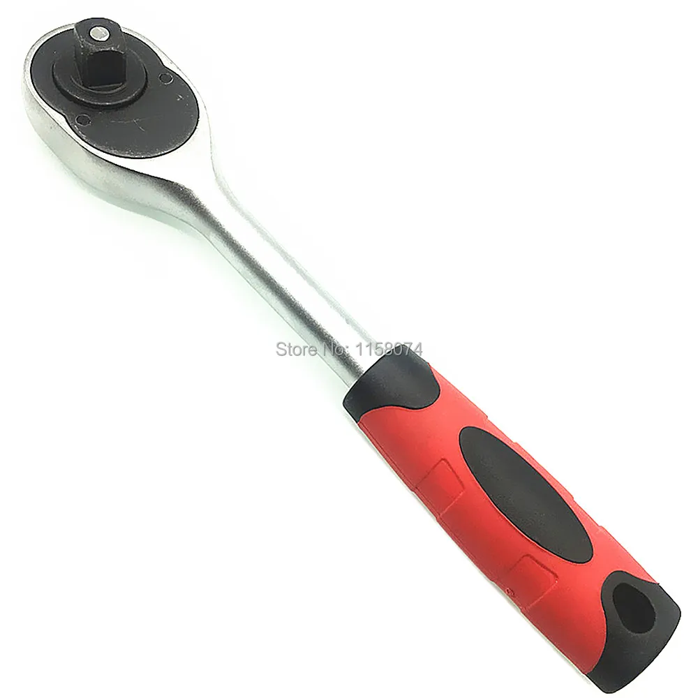 QuickRelease12InchDriveRatchetWrenchAntiskidSocketRatchetWrenchRepairingHandTool