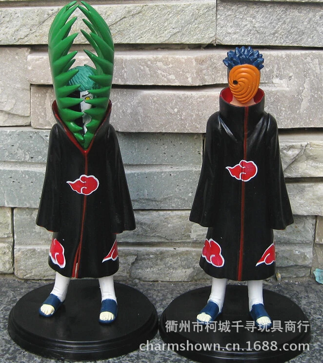 

2pcs/set 16-19cm Naruto Zetsu / Uchiha Obito Action Figures Anime PVC brinquedos Collection Figures toys