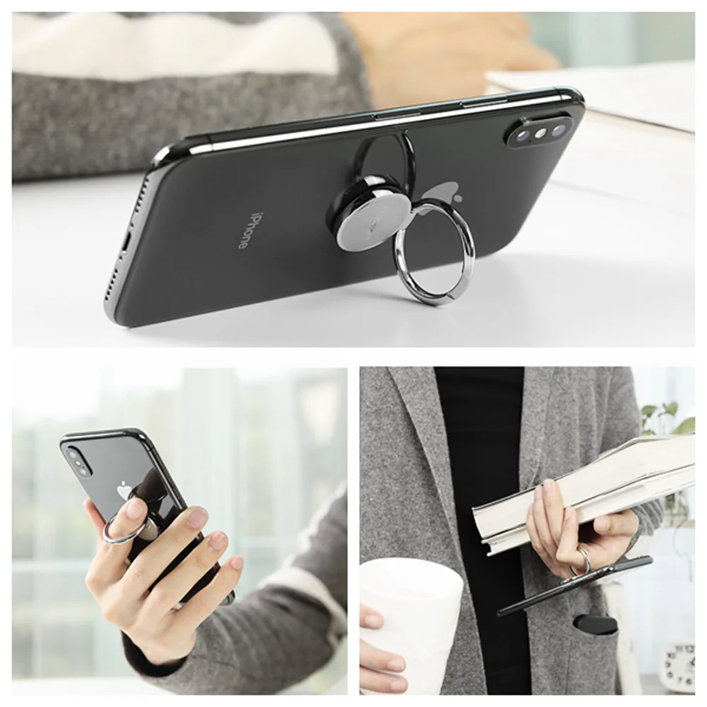 FLOVEME Finger Ring Phone Holder For Samsung S9 Plus For iPhone X 6 6s 7 8 Plus Magnetic Stand Holder For Mobile Phone Support