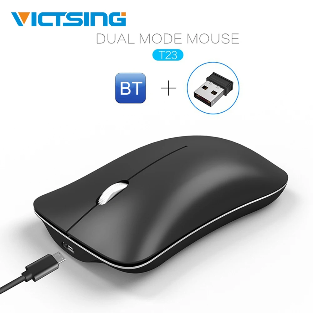 

VicTsing XR446 Bluetooth Mouse Wireless Mouse Mice Ergonomic Vertical Mice 2.4Ghz Wireless High Speed For Computer Windows Latop