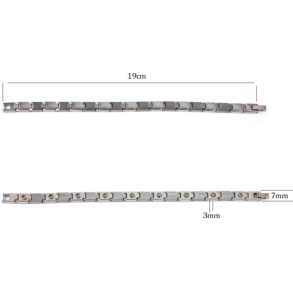 Вольфрамовый браслет Wollet Jewerly 99.999% из нержавеющей стали 316L розовое золото