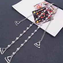 Новое Женское нижнее белье на бретельках с жемчугом, подвесной бюстгальтер с металлическими бретельками, сексуальный бюстгальтер без бретелек