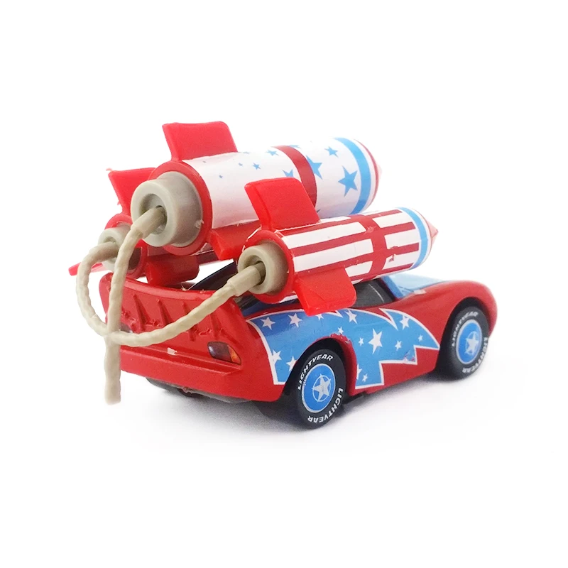Disney Pixar Cars Daredevil Lightning McQueen 1:55 металлический литой автомобиль игрушки модель автомобиля для мальчиков Детский подарок на день рождения