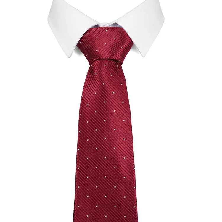 Шелк wovenJacquard галстуки для мужчин деловые свадебные костюмы 7,5 см Узкие галстуки с широкой шеей тонкие аксессуары Gravatas