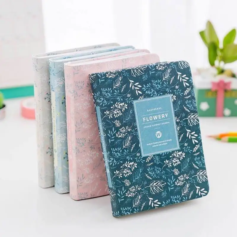 

New Korean Kawaii Retro Flower Schedule Yearly Diary Weekly Monthly Daily Planner Organizer Paper Notebook Notepad