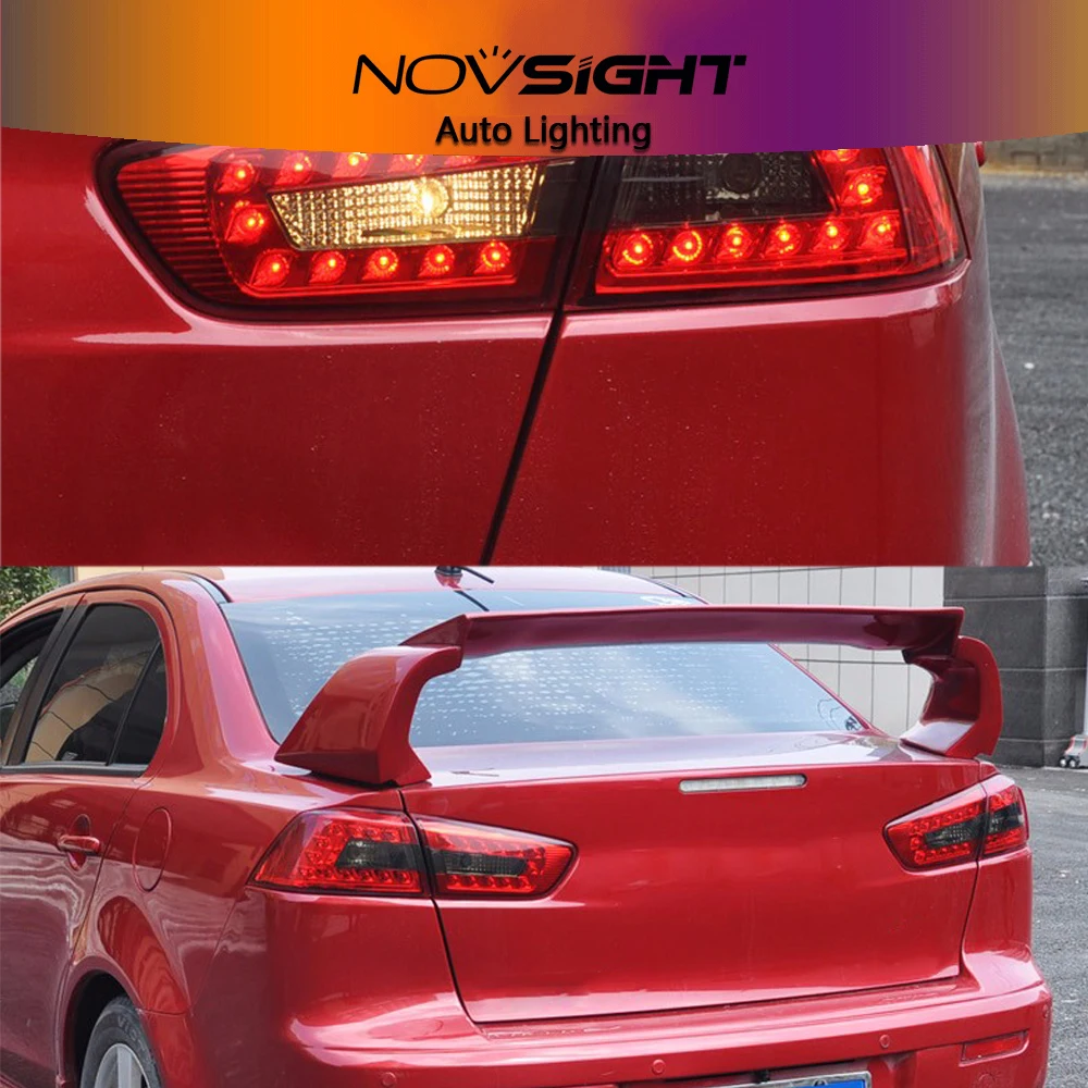 NOVSIGHT 2 шт. авто освещение проектор фары DRL противотуманная фара автомобильная лампа для Mitsubishi Lancer EX 2009- Автомобильный свет