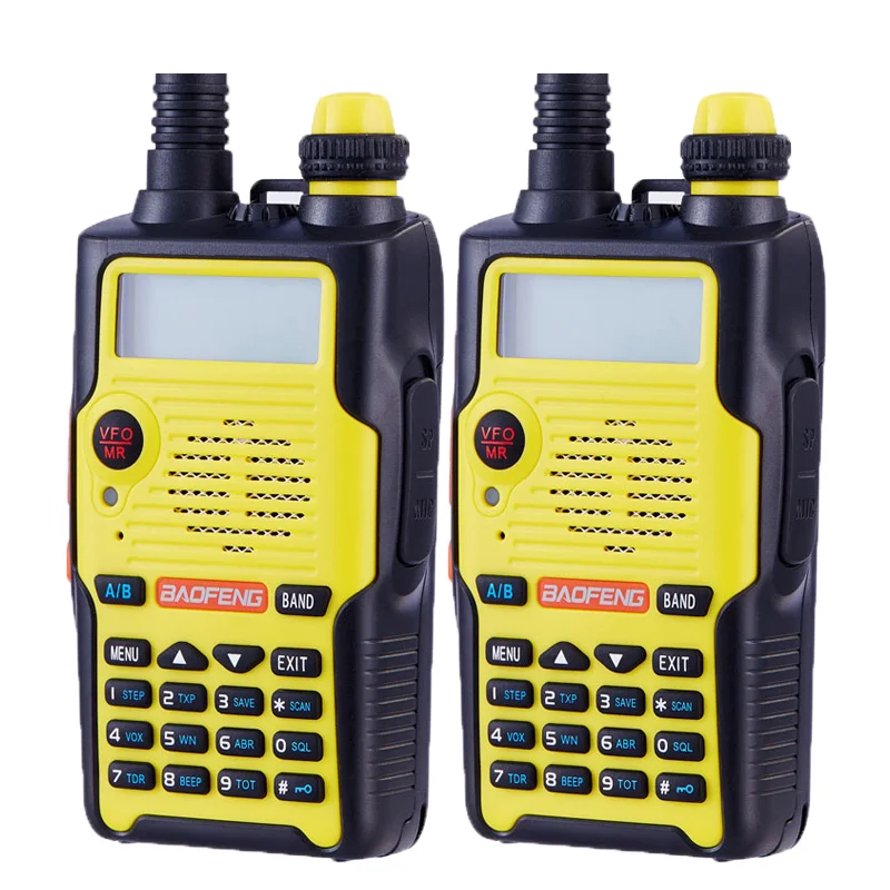 

Baofeng UV-5R 5th Generation 136-174/400-520mHZ Two Way Radio Professional FM Transceiver 5 colors 2pcs