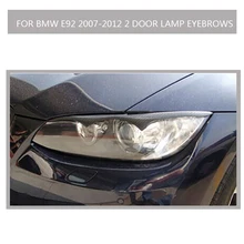 E92 fibra de carbono Para bmw E92 2007-2012 2 porta de Alta qualidade todos os lábios sobrancelhas sobrancelha lâmpada Do farol Do Carro