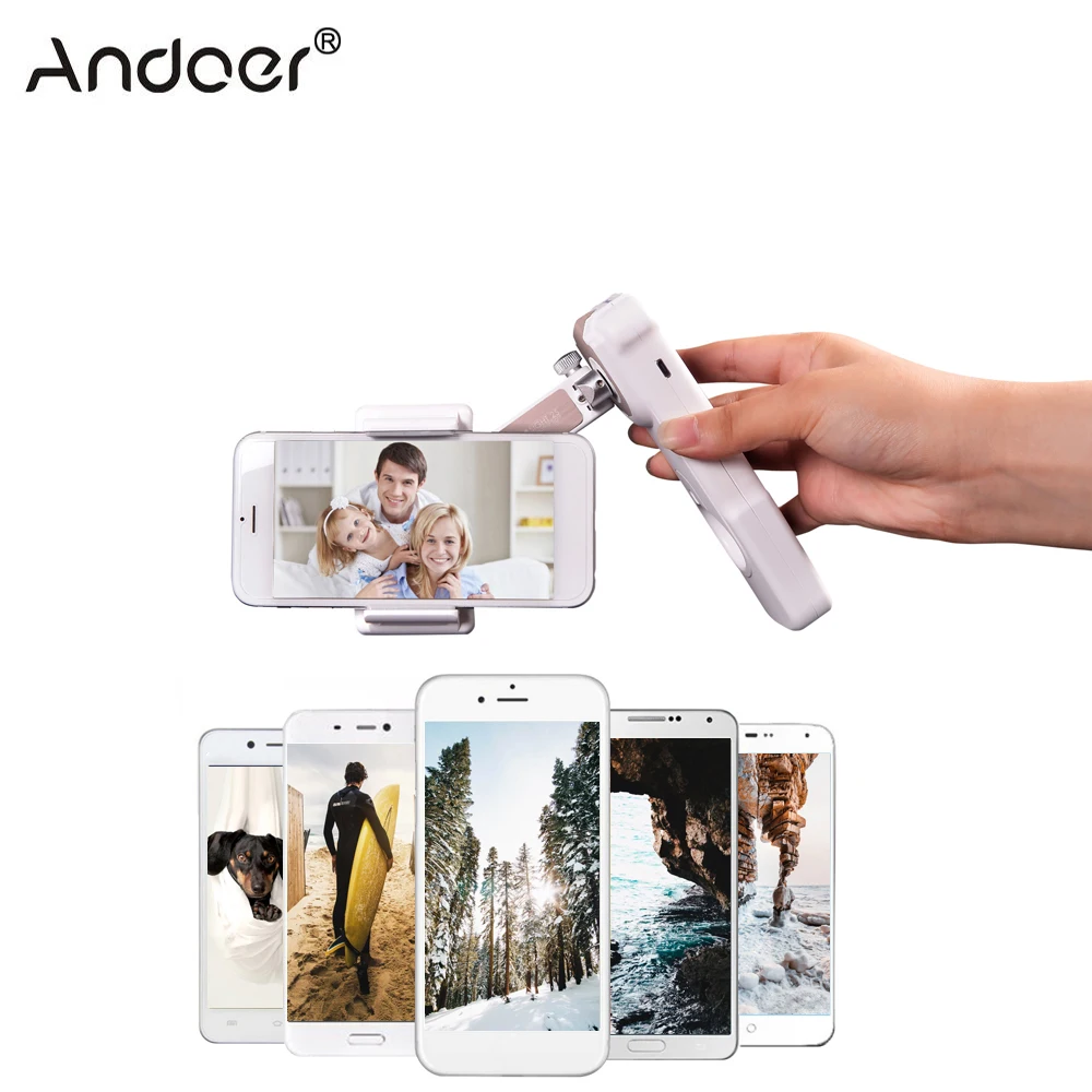 

Andoer X-CAM SIGHT 2S 2-Axis Handheld Gimbal Handheld Smartphone Stabilizer for Samsung Huawei Xiaomi iPhone X 8 Folding Gimbal