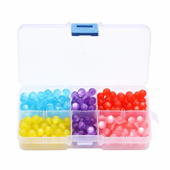 

LOULEUR 250pcs/box 8mm Opal Beads With 1mm Hole 5 Colors Mixed Resin Beads Fit Bracelet Necklace Findings DIY Jewelry Making