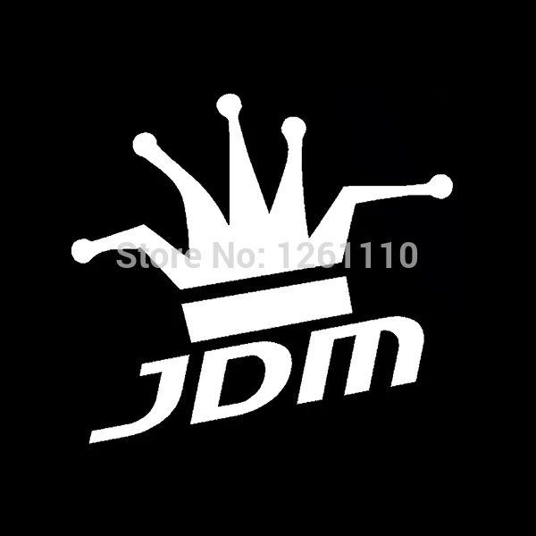 Funny JDM King Reflective Vinyl Sticker For Car Truck Window Bumper Drift |