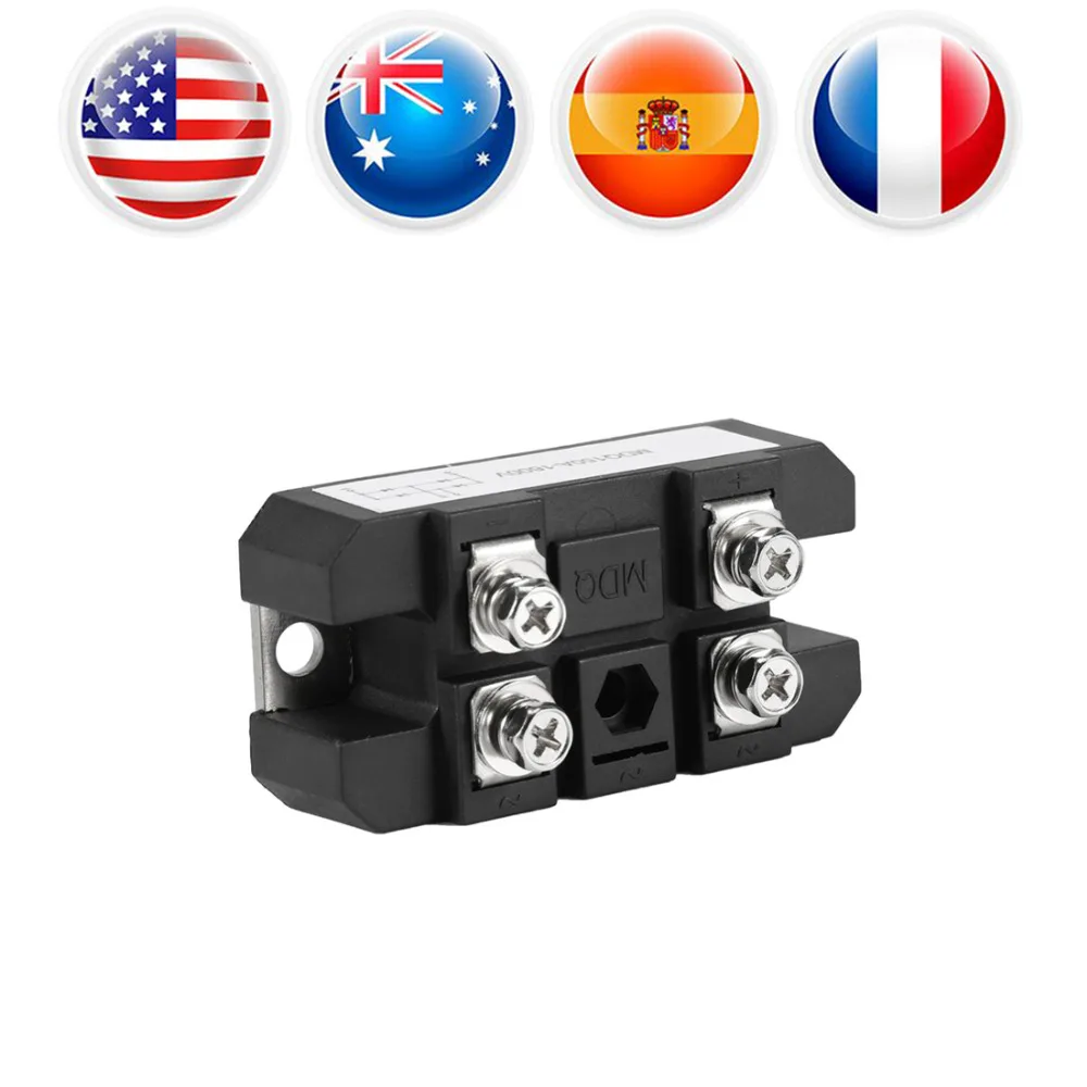 

Single-Phase Diode Bridge Rectifier 150A Amp High Power Bridge Module 1600V Diode Bridge