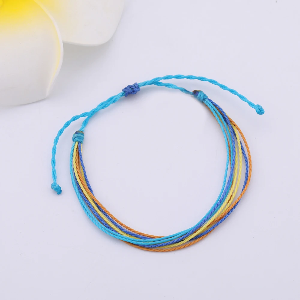 

Dawapara Handmade Braided Rope Bracelets Multi-color Thread Bracelets Bring You Lucky Peaceful Bracelets Adjuewstable 2018 New
