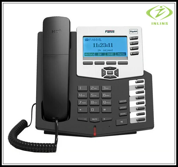 Free Shipping 4 Line IP Telephone C62 VOIP Wired Phone 128*64 LCD HD Voice Support SIP and H.323 Telefone Fixo Telefon | Компьютеры и