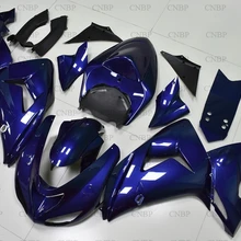 Для Kawasaki ZX10r 2006-2007 Обтекатели для Кавасаки ZX10r 2007 Обтекатели ZX-10r 06 темно обтекатель для мотоцикла синего цвета