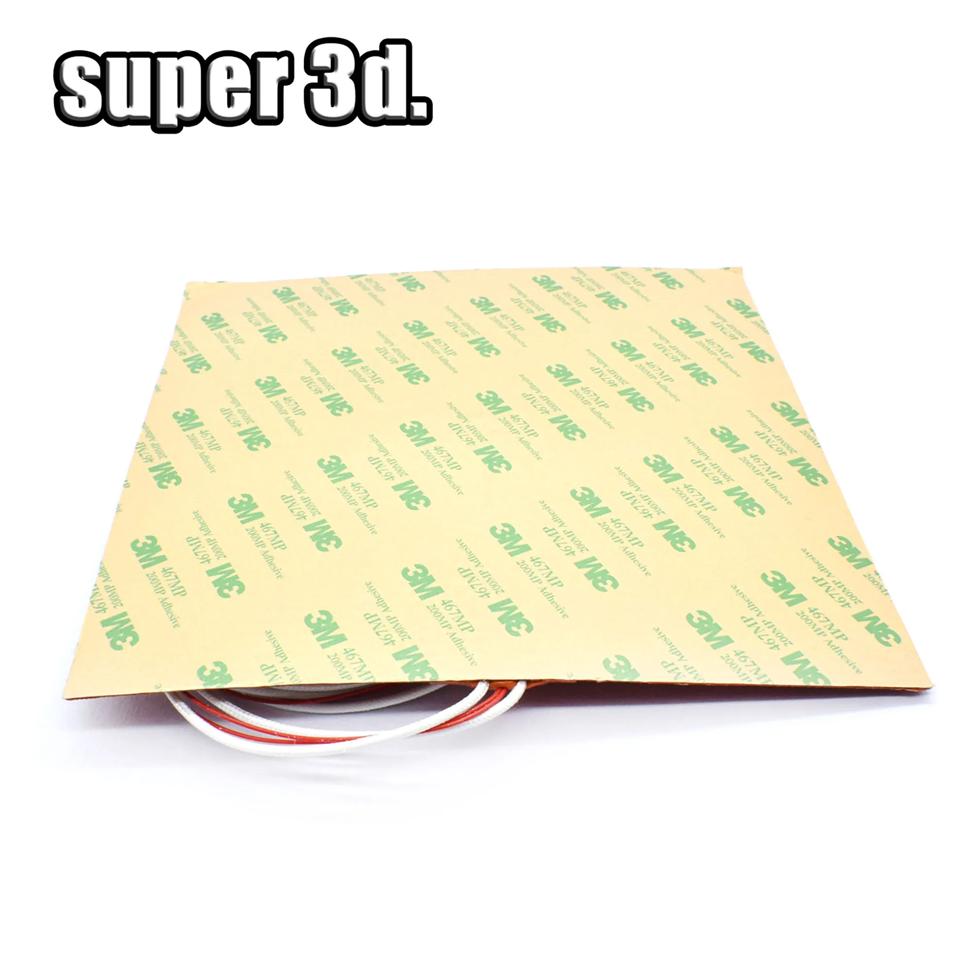 실리콘 가열 침대 가열 패드 방수 220/300/310/235/400MM 24V/220V 3D 프린터 Ender3 cr10 부품 핫 침대