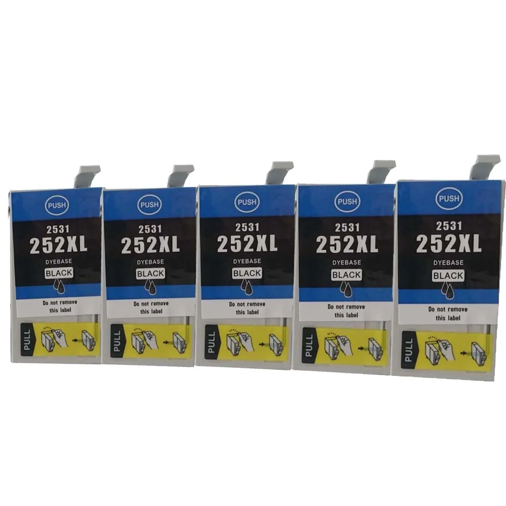 Чернильный картридж совместимый с принтером Epson T252 T252XL 5 шт. | Компьютеры и офис