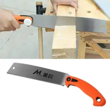 Ручная пила 265B с тонкозубыми зубами, износостойкость, деревообработка, бытовая ручная Подрезка растений в садоводстве