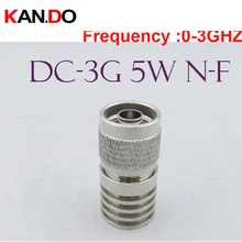 Telcome использовать ВЧ нагрузка 5 Вт мощность 0-3 ГГц n разъем радиочастотный коаксиальный кабель Jack 5 Вт N F разъем подачи связи конвертер