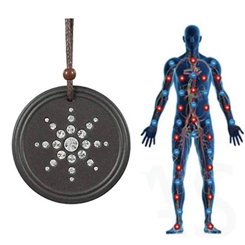 

2019 New Anti EMF Radiation Protection Pendant Energy Necklace Scalar Fashion Women Men Quantum Magnetic Field Therapy Necklaces
