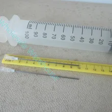 100 мл шприц Luer lock+ 16 г 10 см длинный тупый наконечник для заполнения шприца дозирующая игла для жидкого дозатора клей для заправки чернил