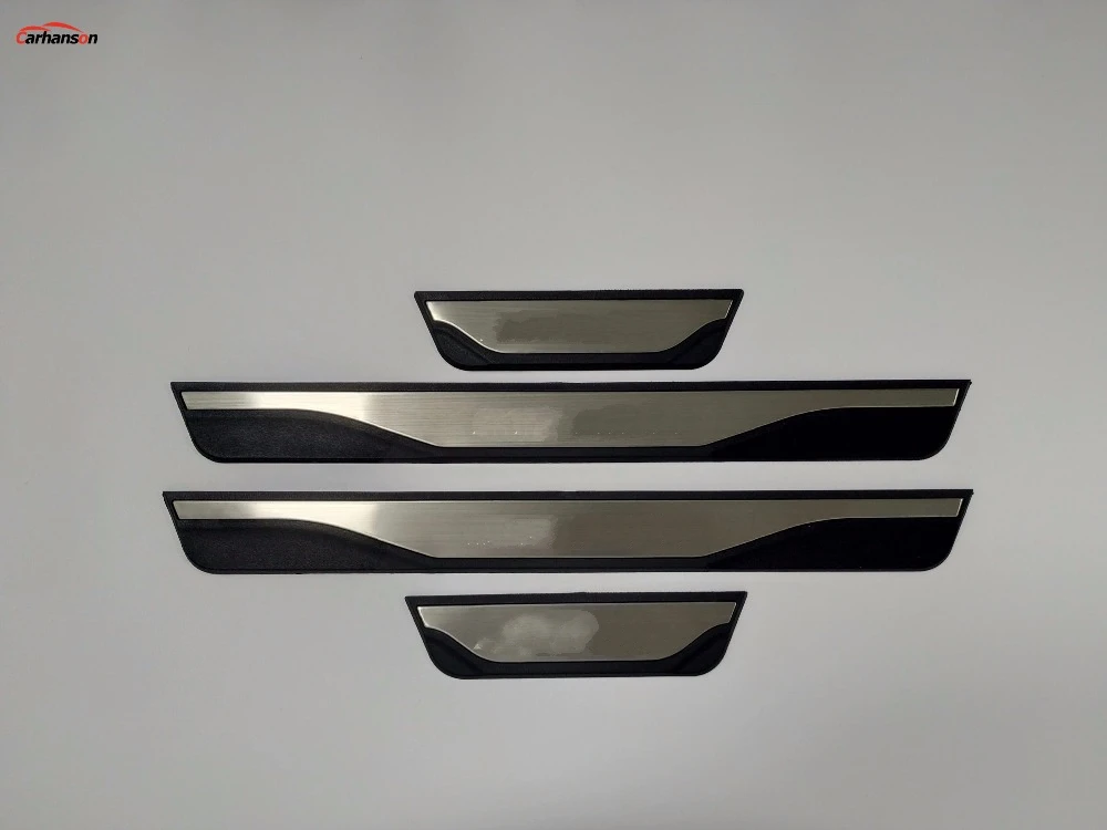 

For Car Styling Ford Kuga Accessories Door Sill Trim Cover Guard Scuff Plates Protector Car-Styling Car Sticker 2013 2017 4pcs